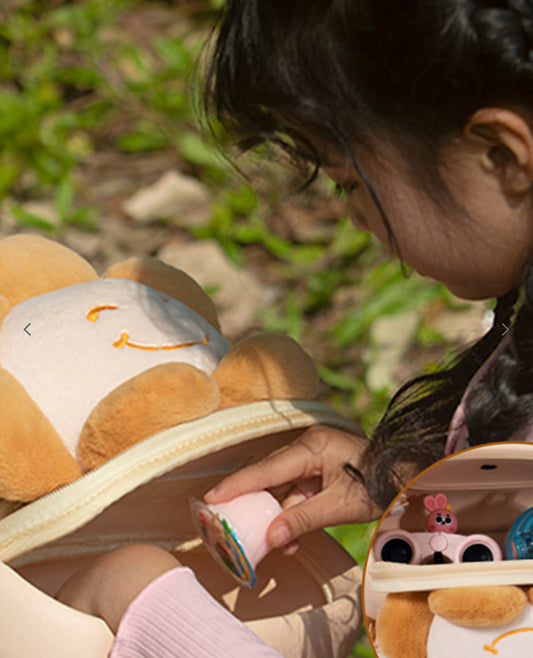 Little Lion - EVA Backpack with Soft Toy