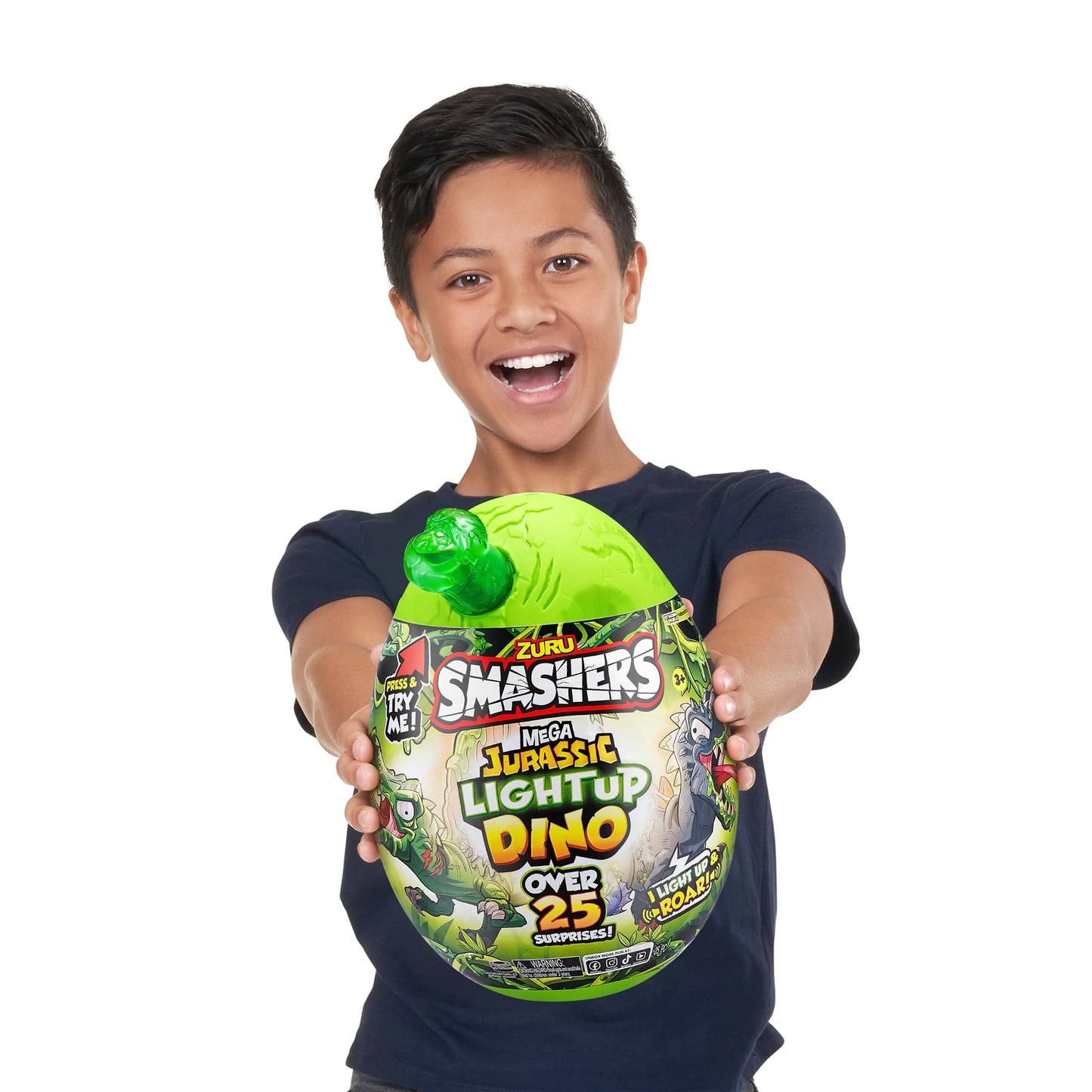 Zuru Smashers - Mega Jurassic Light Up Dino Egg