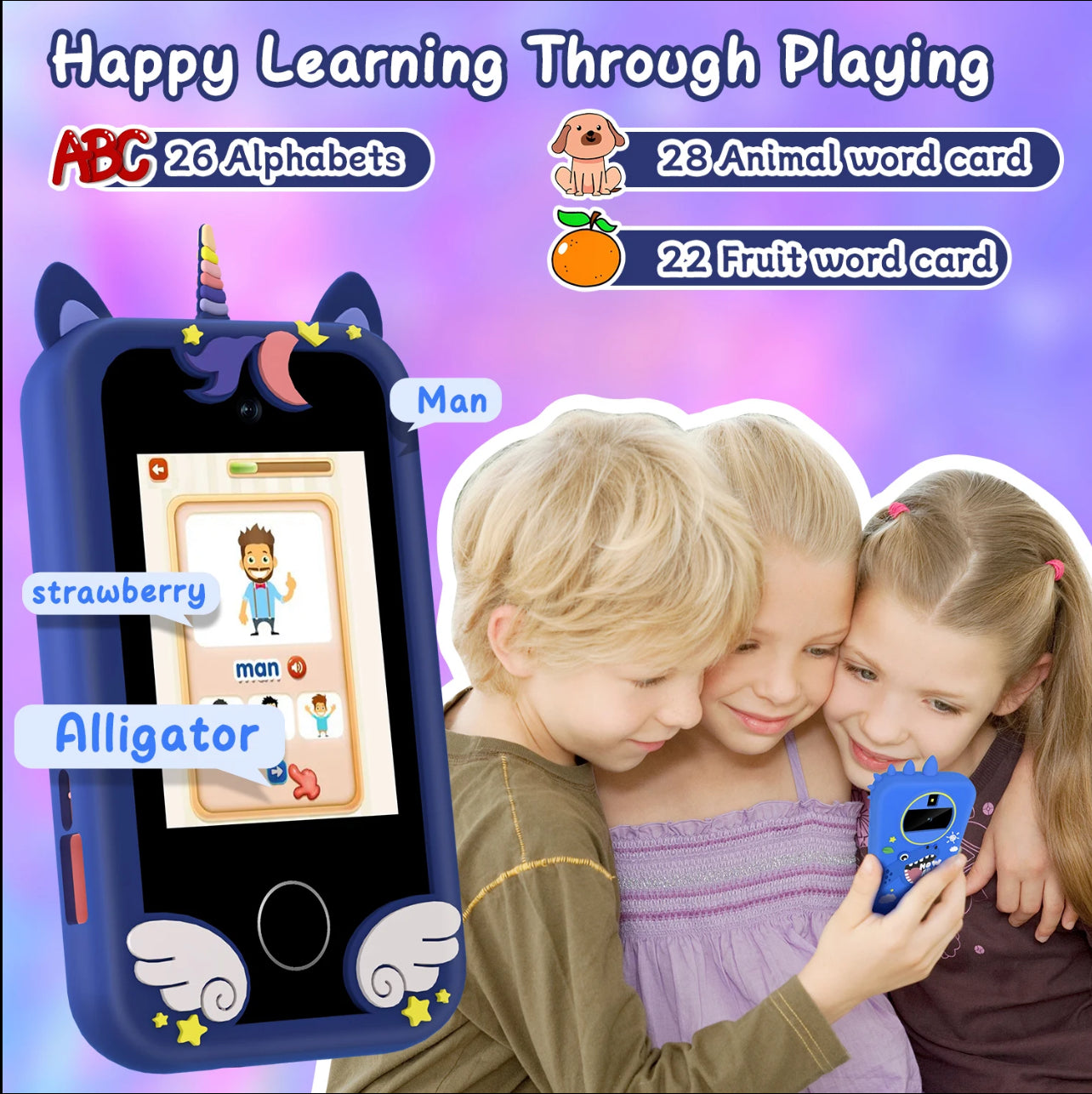 Entertaining Kids - Touch Smartphone/Camera | Learning