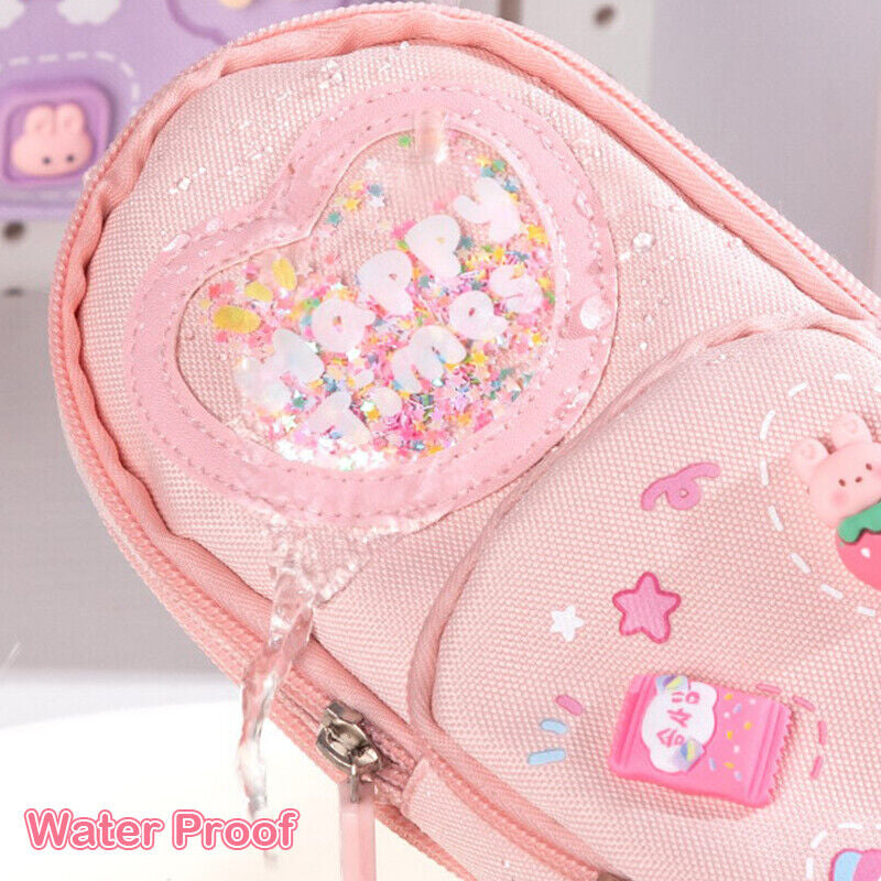 School Bag Shape Kawaii Pencil Pouch