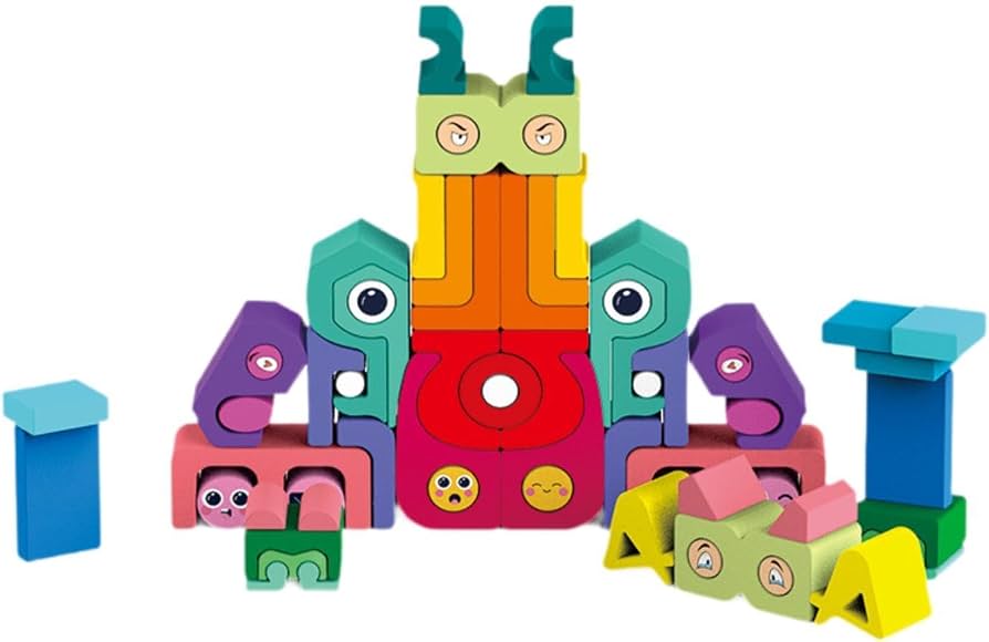 Abstract Creative Building Blocks - Wooden