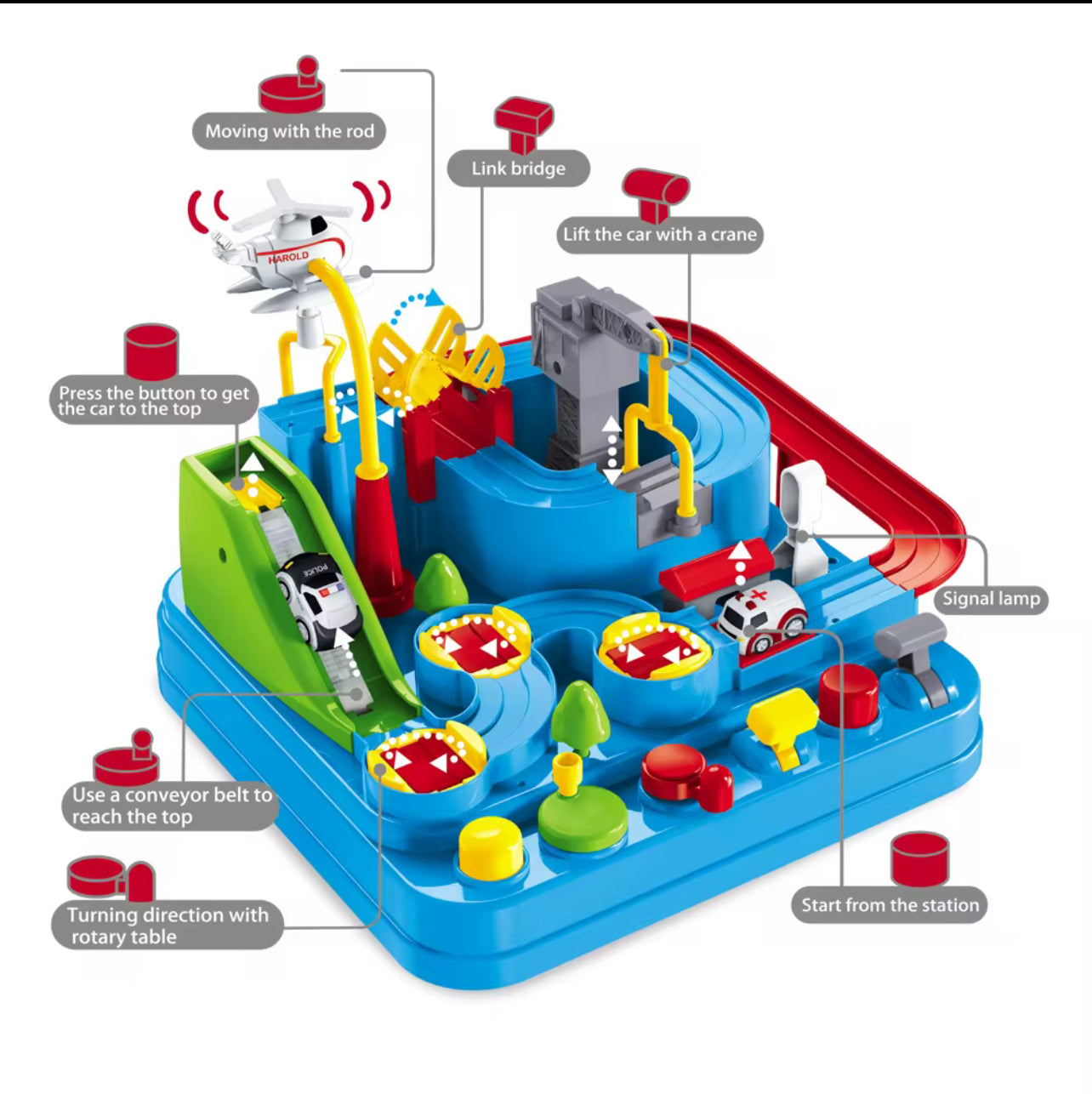 City Rescue Activity for Toddlers | Learning Puzzle
