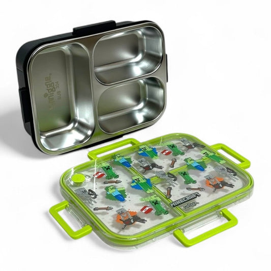 Smiggle - Trio Large Stainless Steel Lunchbox
