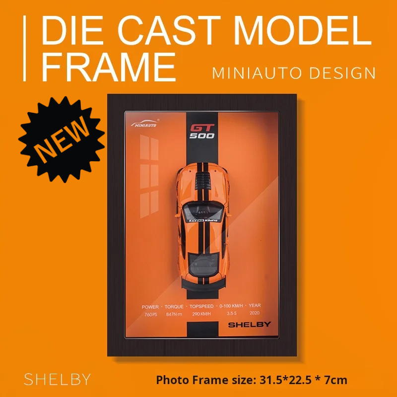 3D Sports Car Frames - 1:32 Model Poster