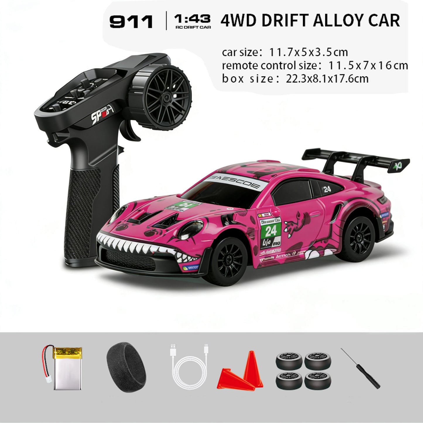 Roxy - Porsche GT | 1:43 4WD Full Scale