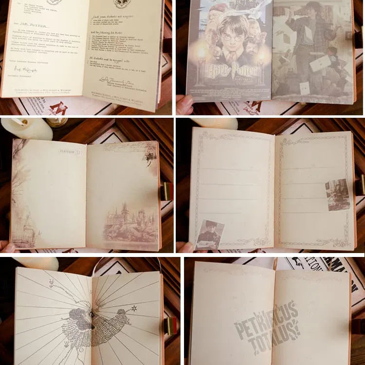 Harry Potter - Retro A5 Lock Diary