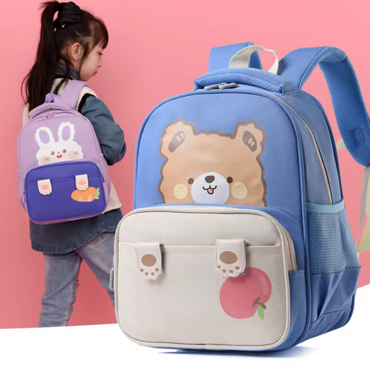 Bear & Bunny - Premium Backpack for Preschool