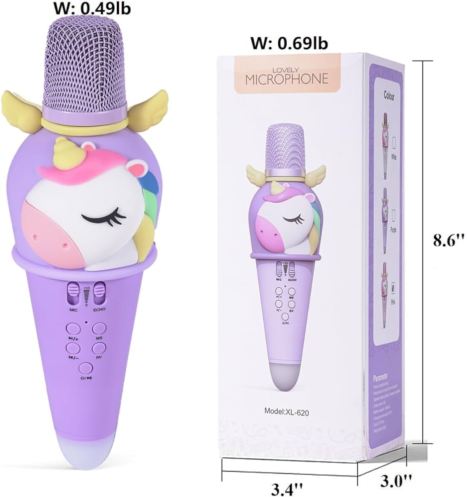 Sing Along Mike - In Built Cute Bluetooth Mike with Speaker