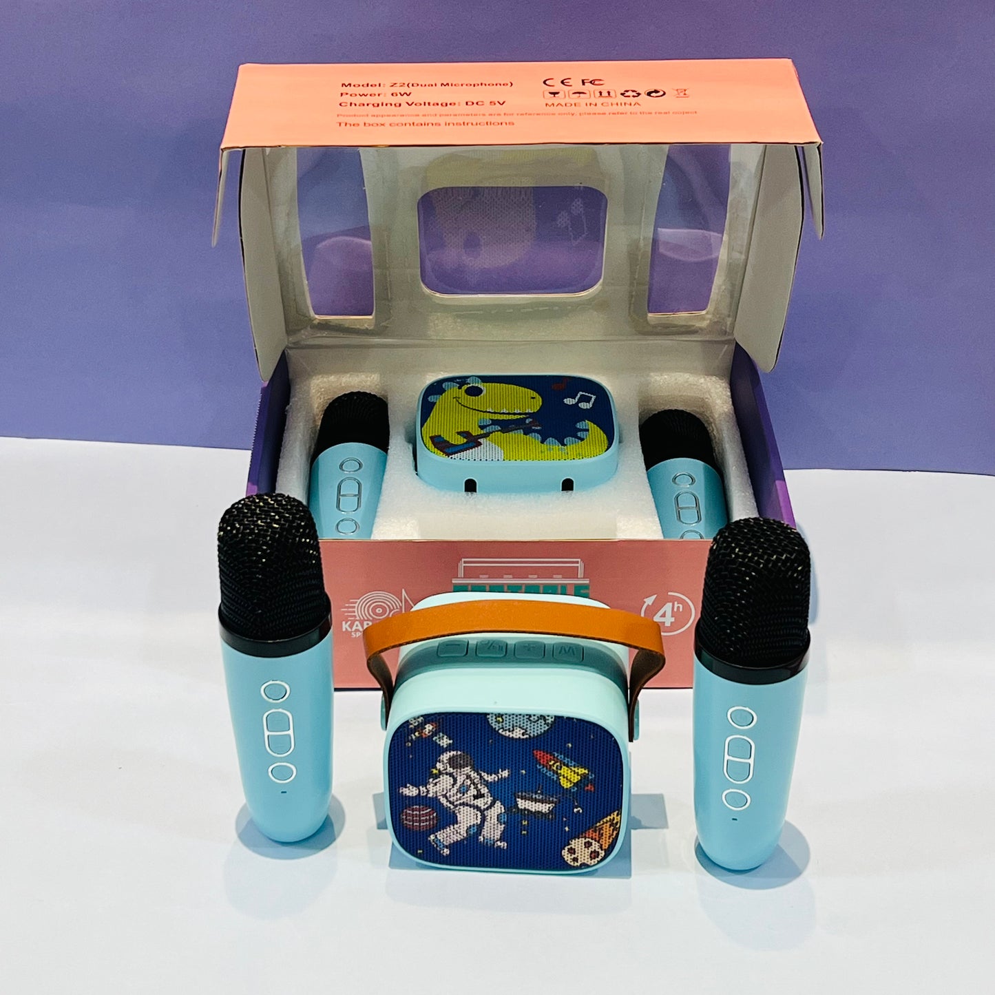 Double Trouble - Kids Karaoke Speaker with 2 Bluetooth Mic