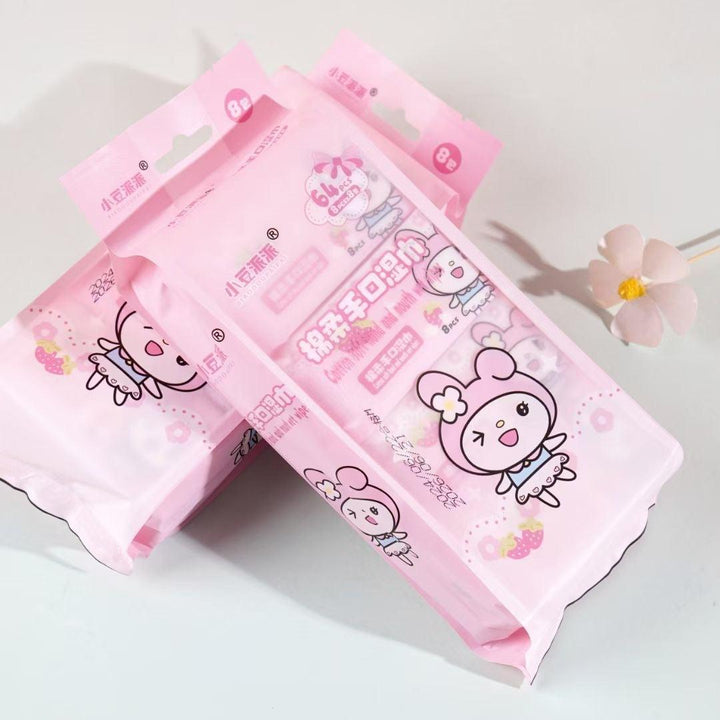 Cute n Handy Wet Wipes - 8x8 box