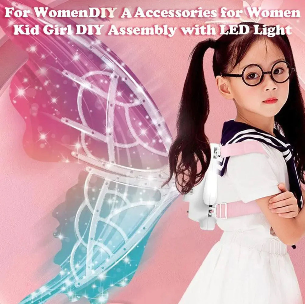 Electric Fairy Wings - Musical with Glowing Lights