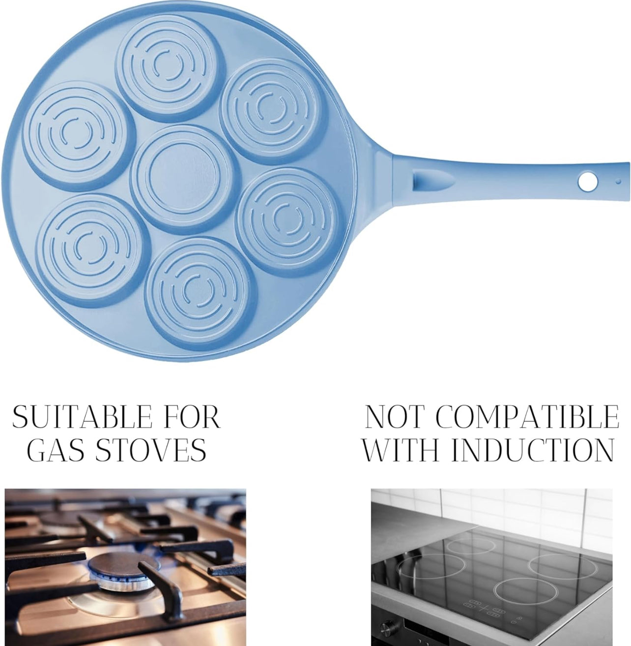Smiley Pancakes/Egg Shaper - Non Stick Pan !!