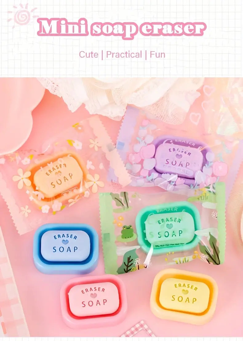 Soap Shaped Erasers