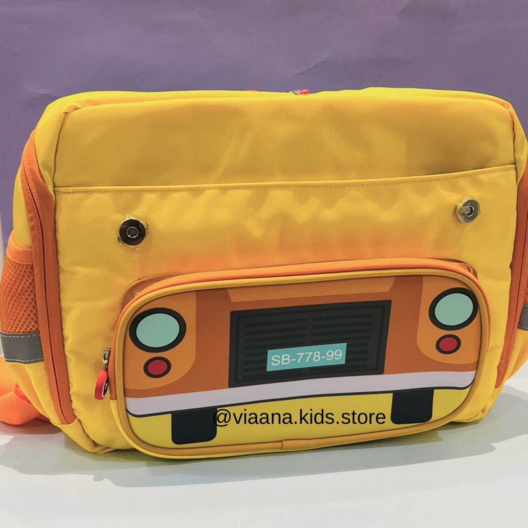 School Bus Backpack- Rectangular Shape !!