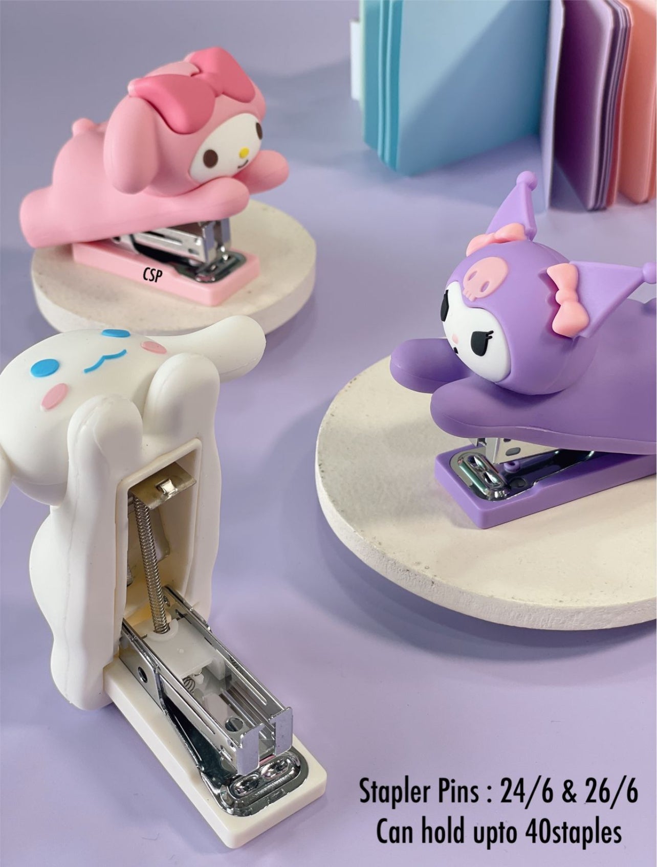 3D Jumbo Sanrio Staplers