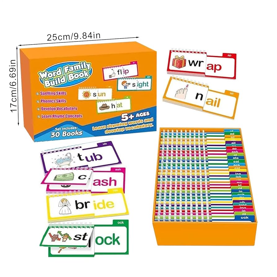 Word Family Build Book - 30 books