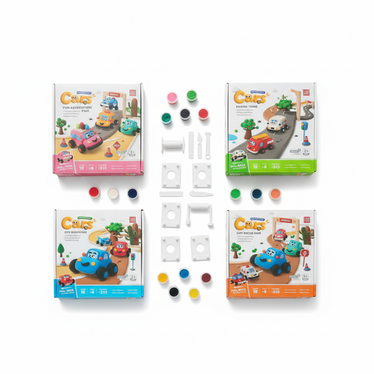 Cars - DIY Pull Back Cars Air Clay