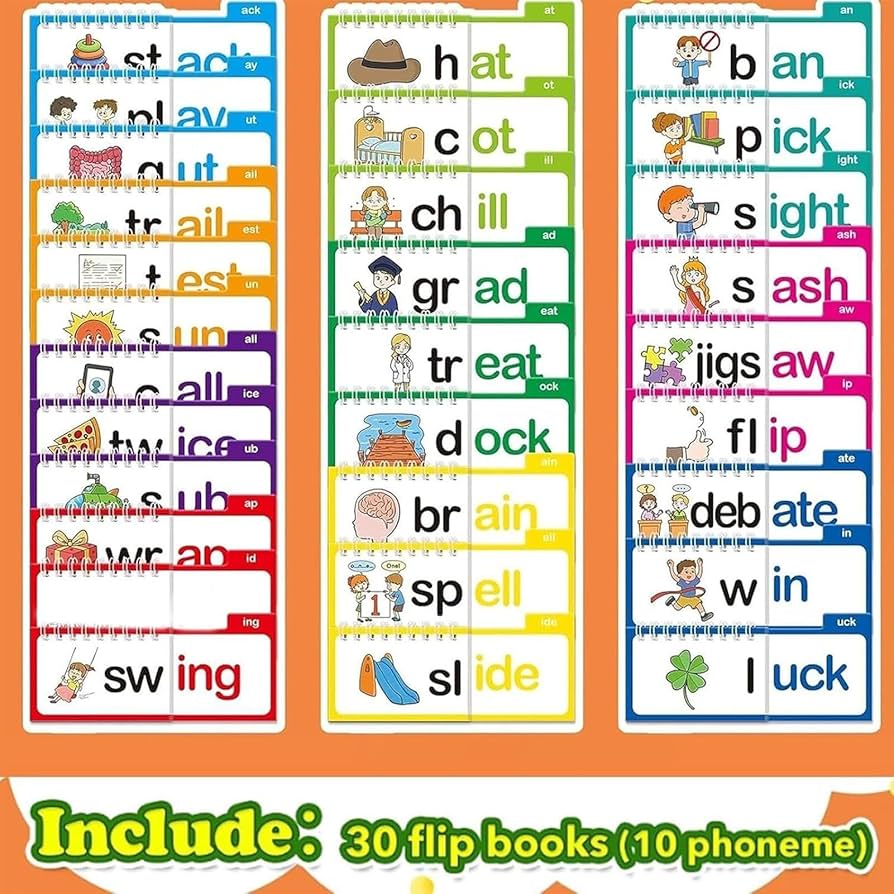 Word Family Build Book - 30 books