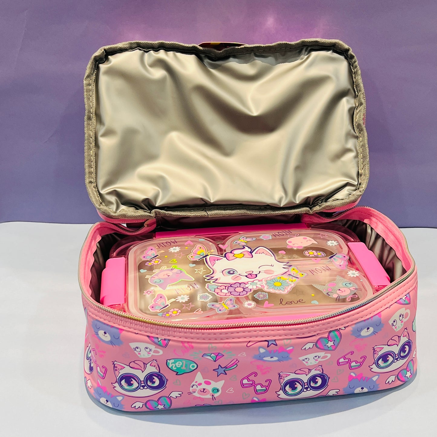 Vest Lunch Combo | Double Decker Lunchbag with Spill Free Lunchbox