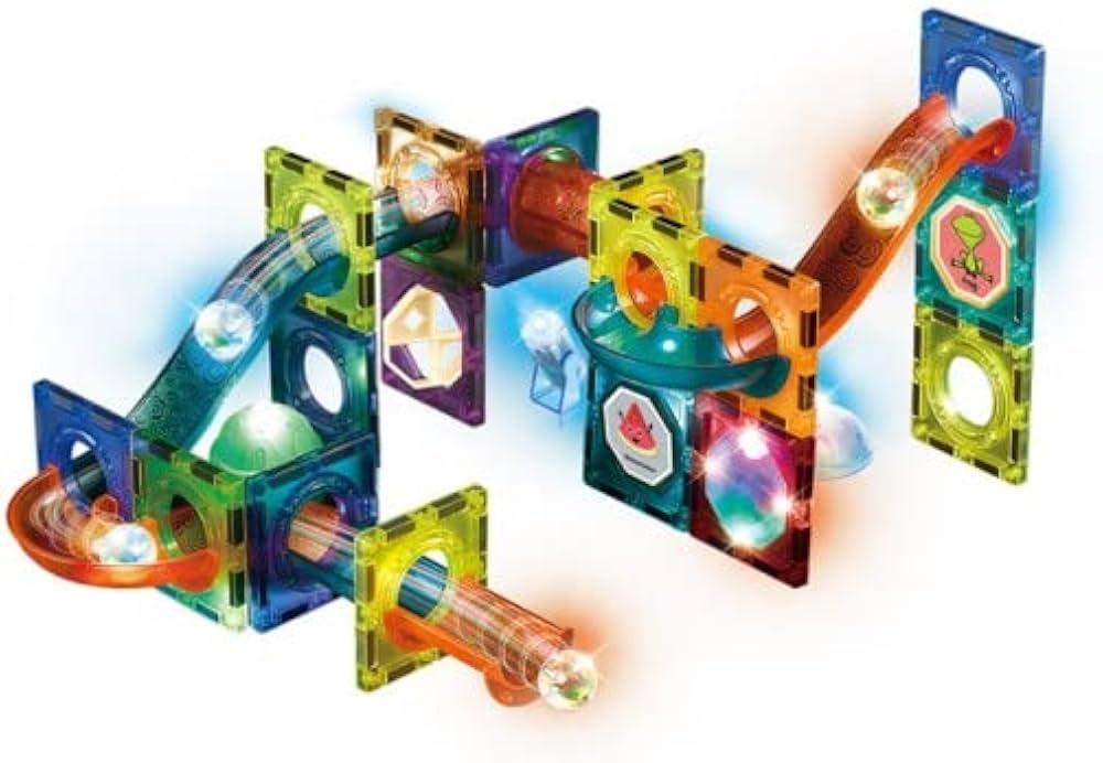 49pcs Magnetic Building Blocks with Lights (STEM)