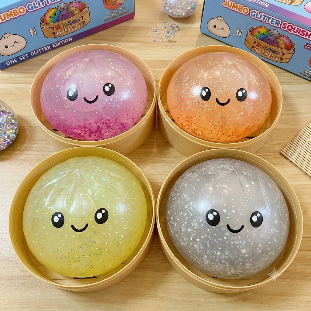 Jumbo Glitter Mystery Dumpling - 1pcs