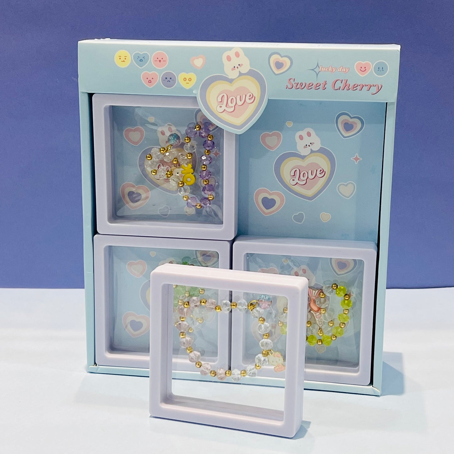 Cute Pearl Bracelet with Charms For Baby Girls