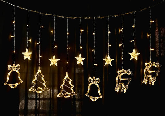 Christmas - 10pcs Star String Lights