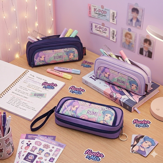 K-Pop - Huntrix Pencil Pouch with 2 Pockets