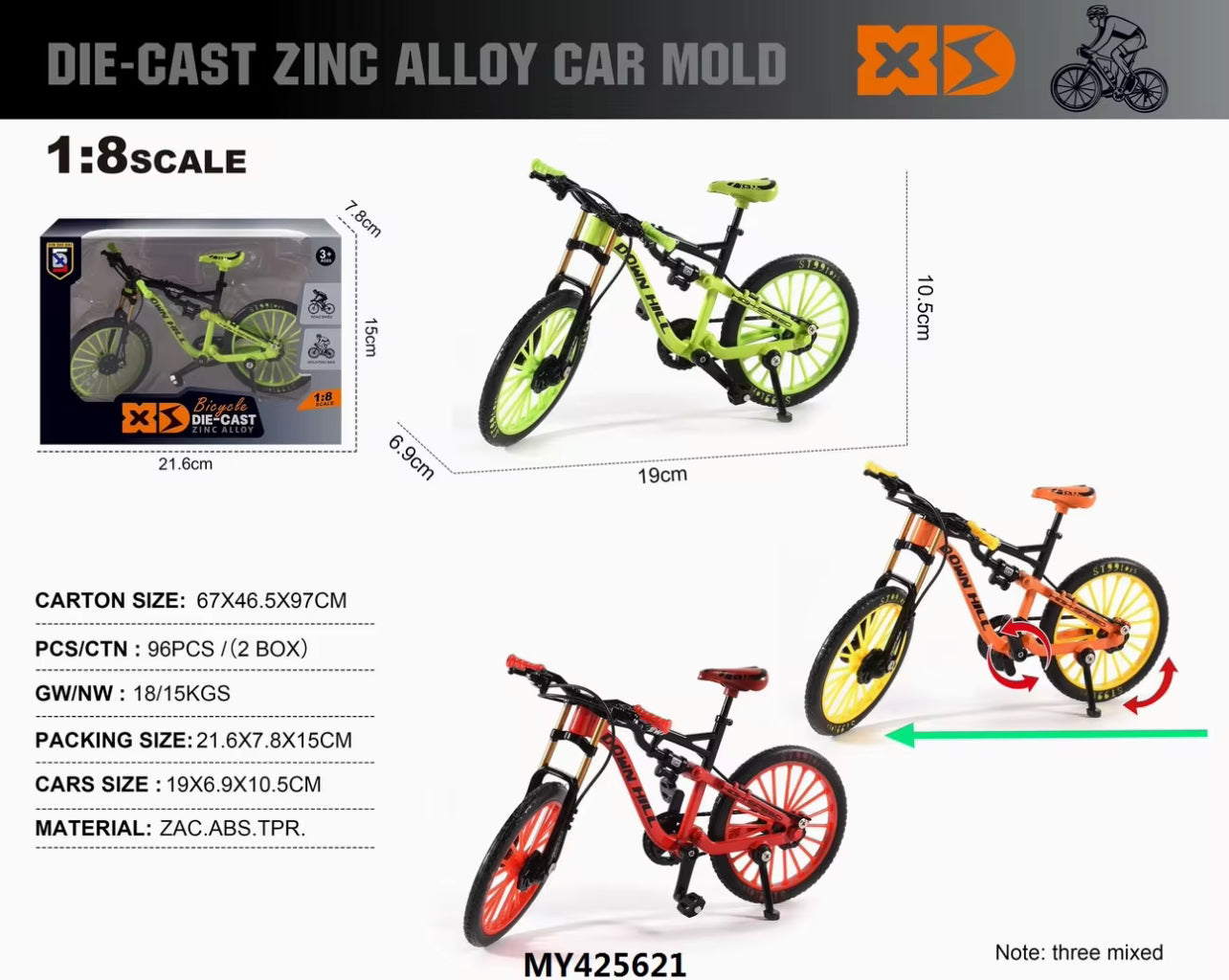 Bicycles - Die Cast Alloy Wheels
