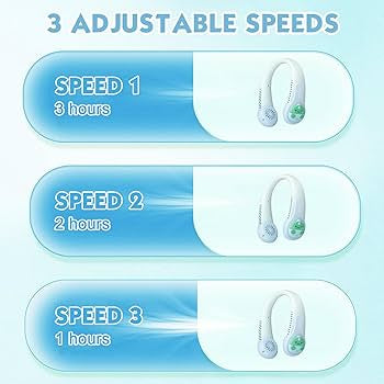 Stylist Neck Fan - Rechargeable Personal Fan