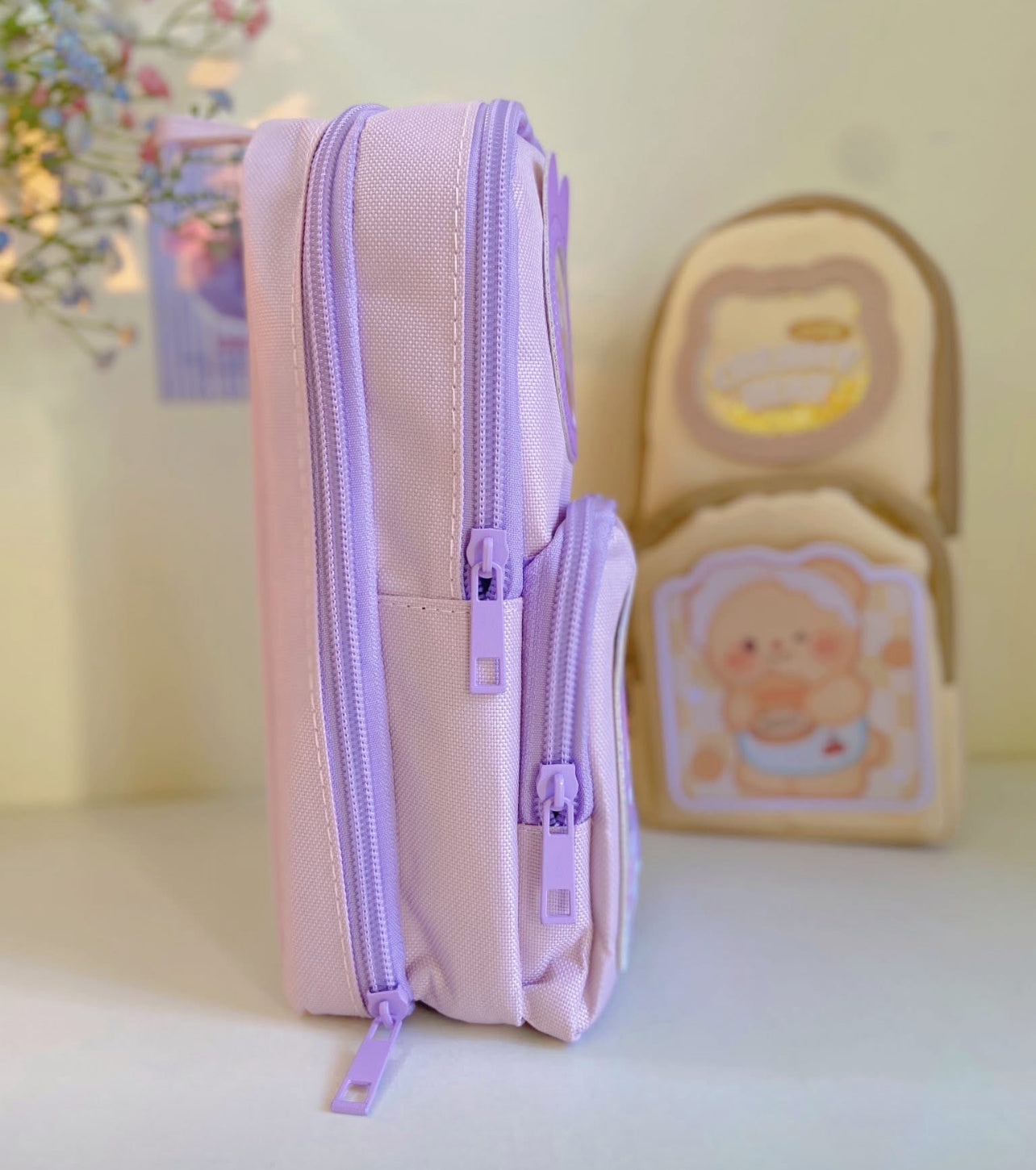 Three Layered Pencil Pouch
