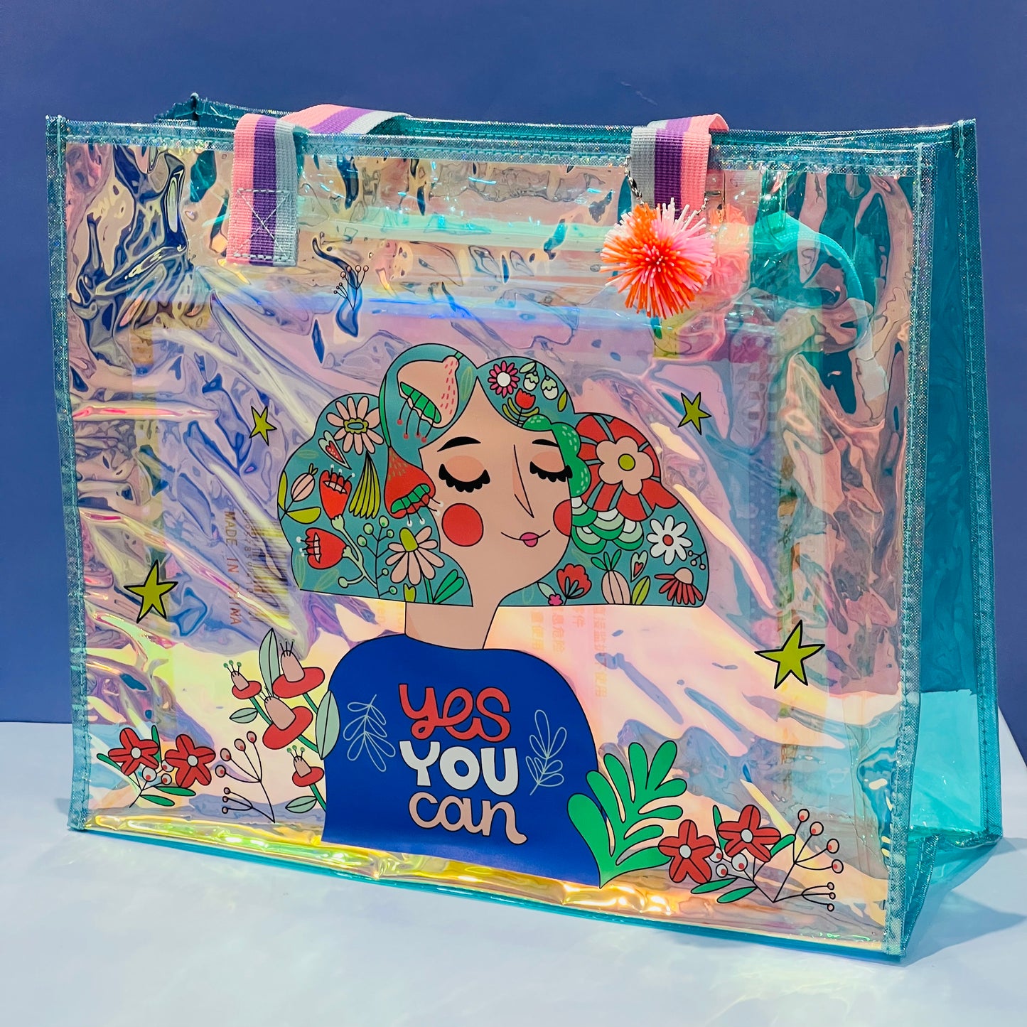 Large Capacity | Multipurpose Holographic Luxury Tote