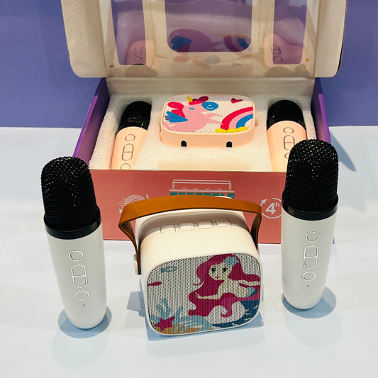 Double Trouble - Kids Karaoke Speaker with 2 Bluetooth Mic