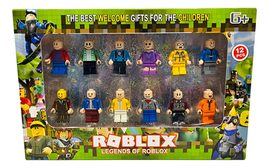 12pcs Roblox Minifigures Building Blocks