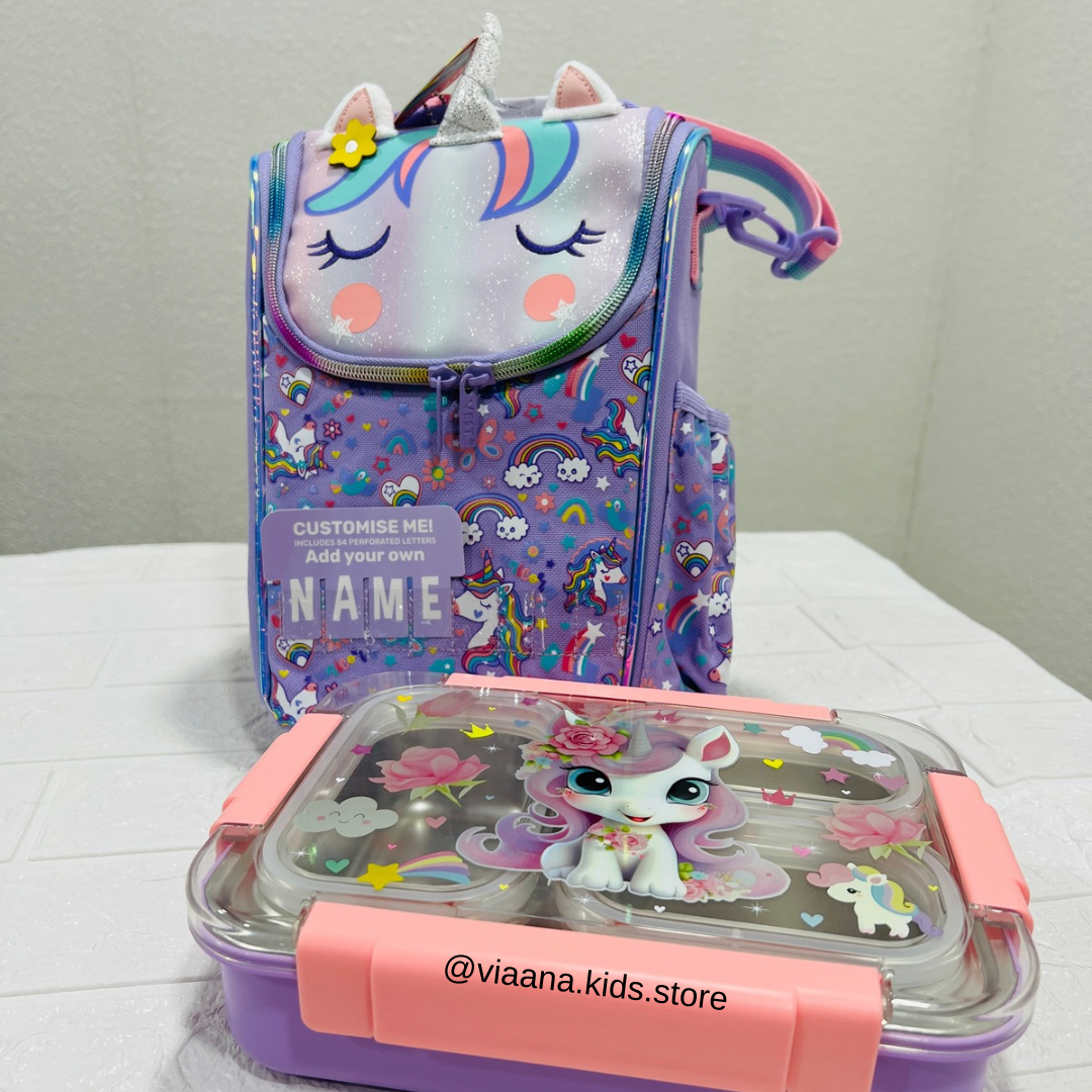 Luxury Combo - Hanging Lunchbags with Spill Free Lunchbox