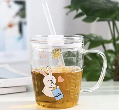 Glass Milk Mug - 350 ml