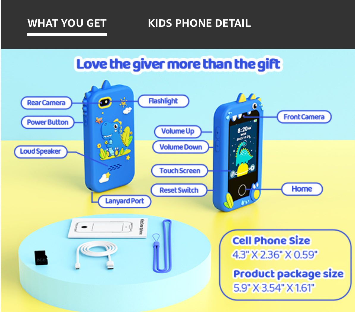 Entertaining Kids - Touch Smartphone/Camera | Learning