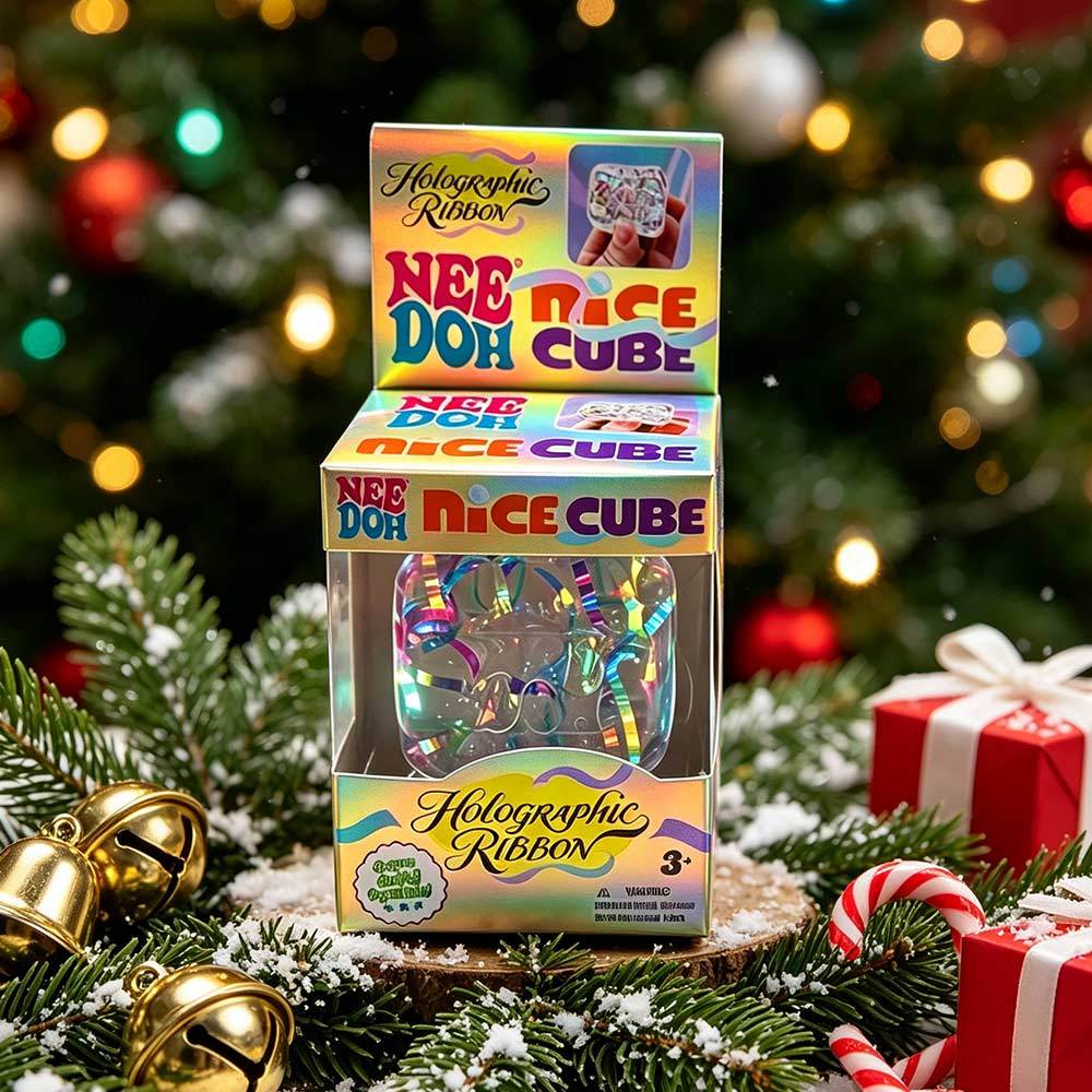 Nee Doh - Holographic Ribbon | Nice Cube | 1pcs