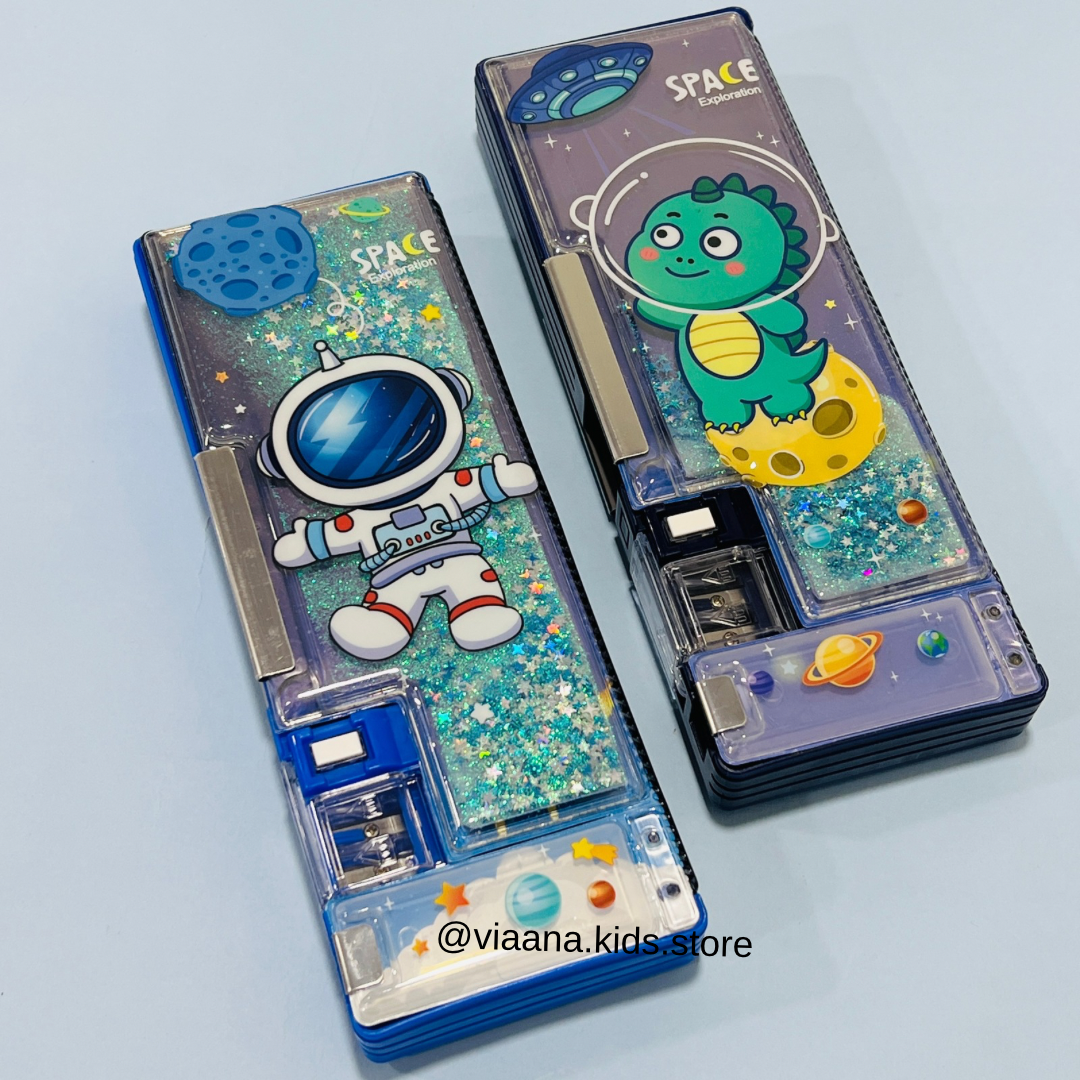 Magnetic 2 Side Pencil Box - Glittery