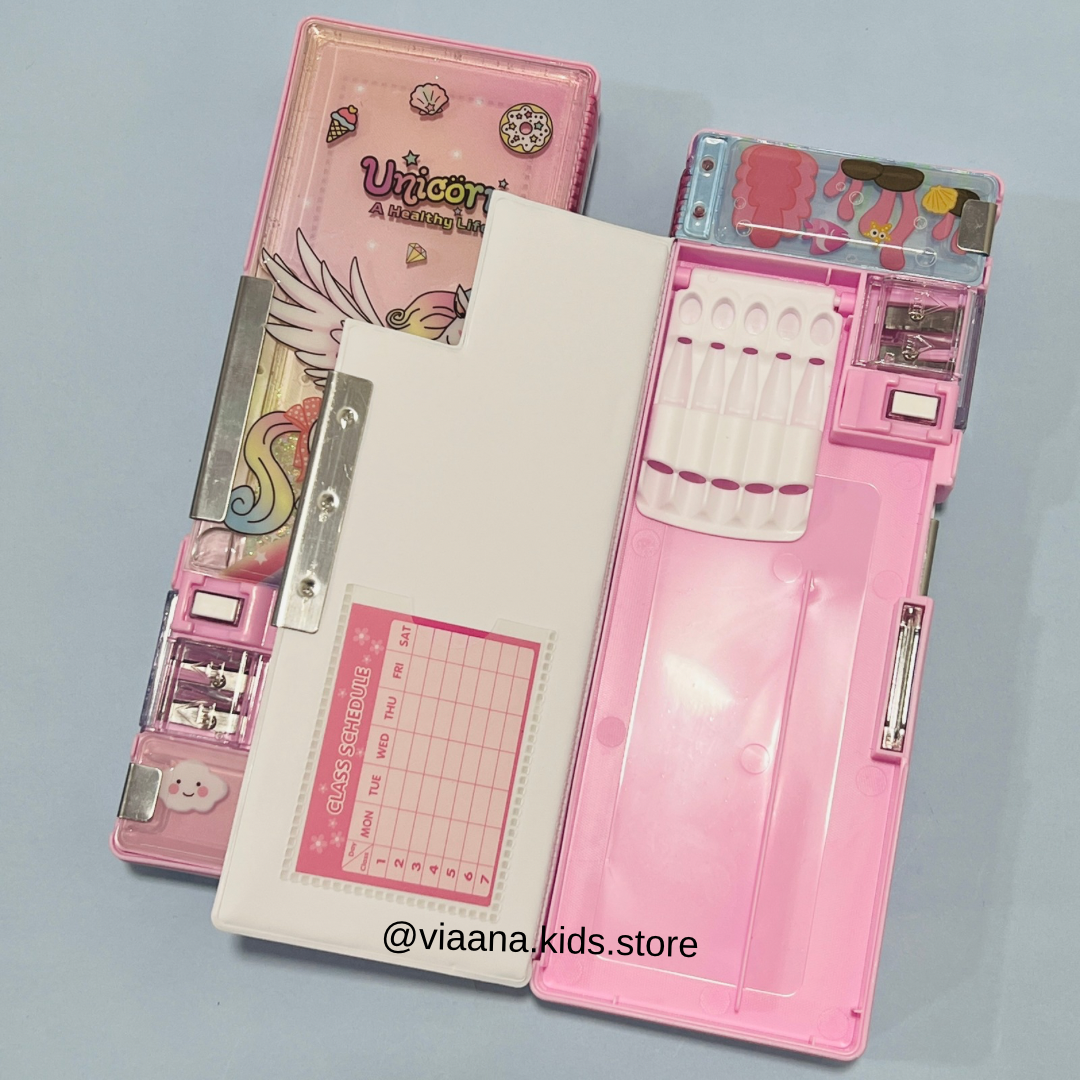 Magnetic 2 Side Pencil Box - Glittery