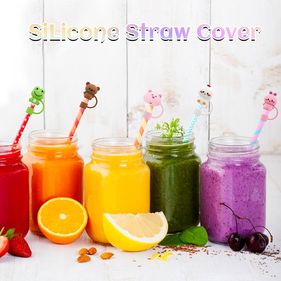 3D Straw Toppers - Stanley | Stylist | Silicone