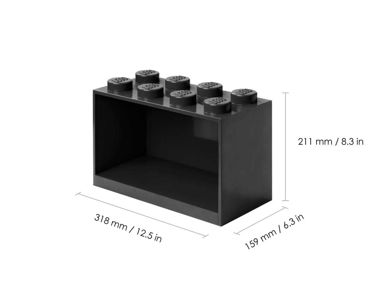 Lego - Brick Shelf Set, 2pcs
