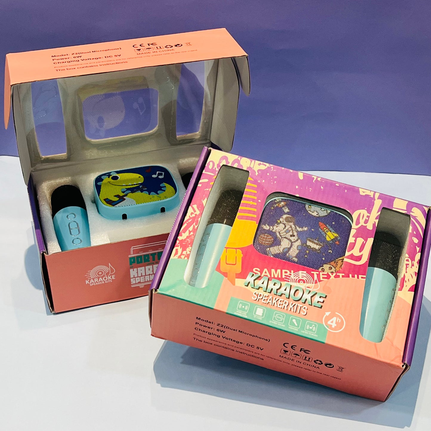 Double Trouble - Kids Karaoke Speaker with 2 Bluetooth Mic