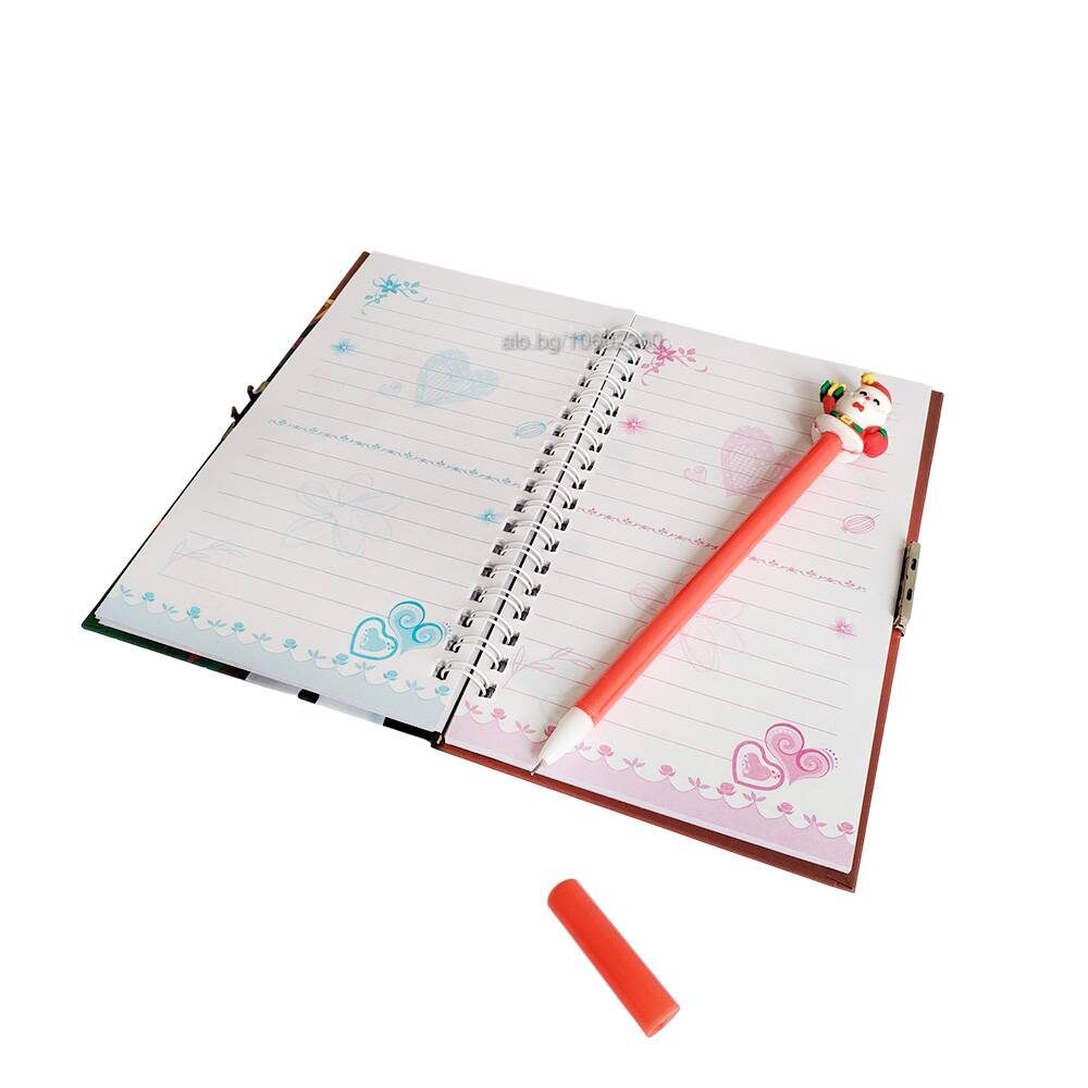 Christmas - Lock Diary with Key