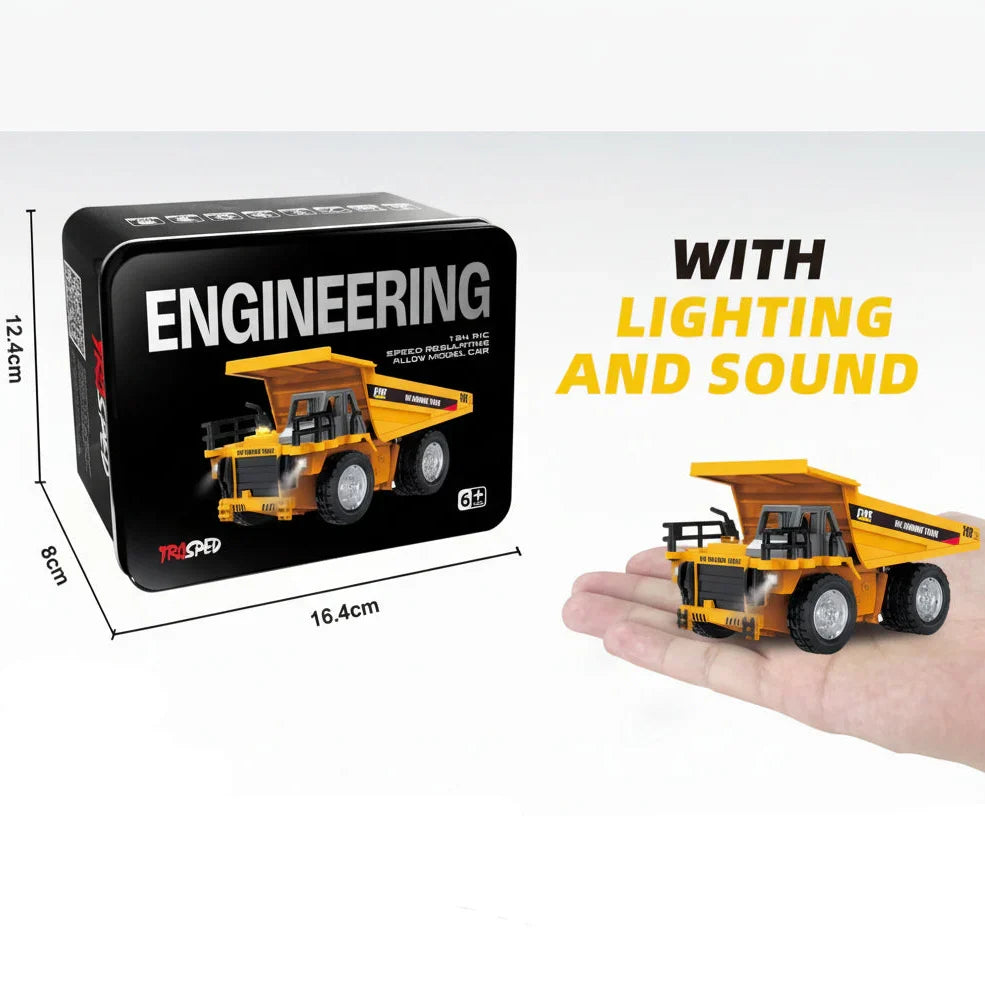Trasped - 1:64 RC Dump Truck | R/C with Light and Sound
