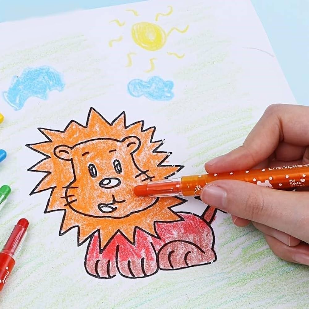 Twist Crayons with Book
