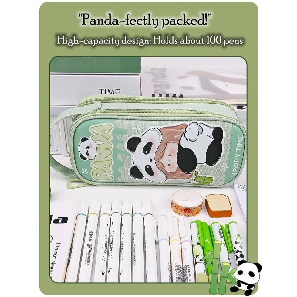 Panda Pouch - 6 Layered Pencil Pouch