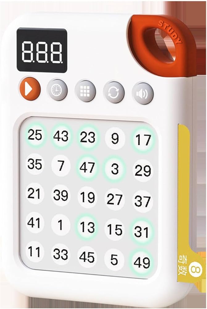 Schulte Focus Training Machine - 80+ Cards