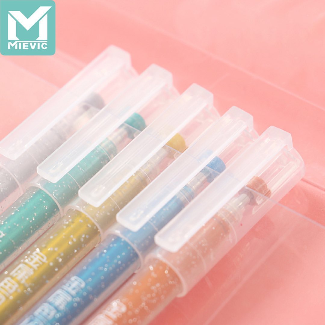 Metallic Glitter Pens - 12pcs