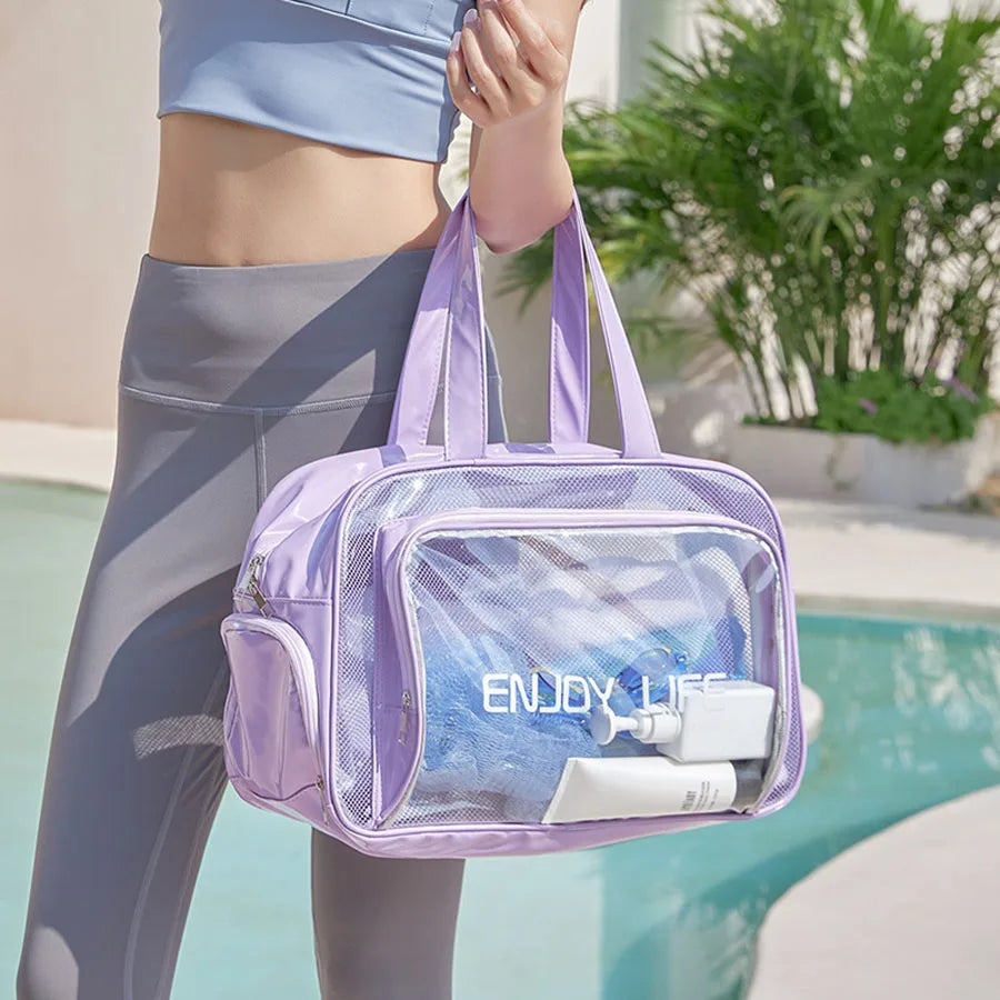 Versatile and Stylish: Big Waterproof Multipurpose Storage Bag with Shoe Pocket